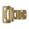 Vintage Steel Brass Plated Partial Wrap Cabinet Hinge 1 Vintage Steel Brass Plated Partial Wrap Cabinet Hinge -OGT Sale Store cabinet furniture hinges vintage steel brass plated partial wrap cabinet hinge q275201