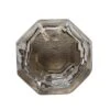 1.25 In. Vintage Clear Glass Octagon Cabinet Knob