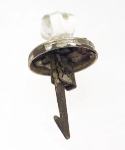 Antique Classic Hexagon Glass With Plate Cabinet Knob 8 Antique Classic Hexagon Glass With Plate Cabinet Knob -OGT Sale Store cabinet furniture knobs for sale l197600