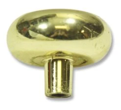 Vintage 1.25 In. Polished Brass Drawer Cabinet Knob 7 Vintage 1.25 In. Polished Brass Drawer Cabinet Knob -OGT Sale Store cabinet furniture knobs for sale m217543