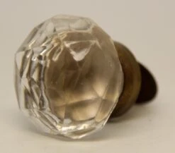 Pair Of Ball Faceted 1.5 In. Clear Glass Drawer Cabinet Knobs 9 Pair Of Ball Faceted 1.5 In. Clear Glass Drawer Cabinet Knobs -OGT Sale Store cabinet furniture knobs for sale m228132