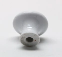 Vintage White Round Ceramic 1.25 In. Drawer Cabinet Knob 8 Vintage White Round Ceramic 1.25 In. Drawer Cabinet Knob -OGT Sale Store cabinet furniture knobs for sale m228525a