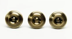 Vintage Concentric Round 1.25 In. Brass Drawer Cabinet Knob -OGT Sale Store cabinet furniture knobs for sale n240973