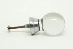 Vintage Glass Ball 1.5 In. Drawer Cabinet Knob 8 Vintage Glass Ball 1.5 In. Drawer Cabinet Knob -OGT Sale Store cabinet furniture knobs for sale n248174