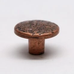 Arts & Crafts 1.25 In. Copper Plated Drawer Cabinet Knob 8 Arts & Crafts 1.25 In. Copper Plated Drawer Cabinet Knob -OGT Sale Store cabinet furniture knobs for sale n255849