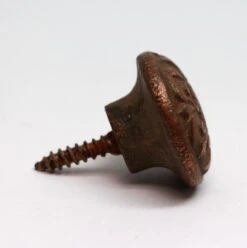Antique Copper Plated 1.25 In. Cast Iron Drawer Cabinet Knob -OGT Sale Store cabinet furniture knobs for sale n258542