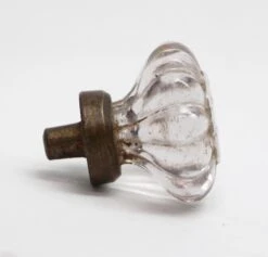 Vintage 1.5 In. Flower Glass Drawer Cabinet Knob -OGT Sale Store cabinet furniture knobs for sale p266178