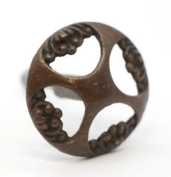 Pair Of Vintage 1.5 In. Cut Out Brass Drawer Cabinet Knobs 9 Pair Of Vintage 1.5 In. Cut Out Brass Drawer Cabinet Knobs -OGT Sale Store cabinet furniture knobs for sale q282638