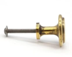 Vintage 1 In. Concentric Polished Brass Cabinet Knob 8 Vintage 1 In. Concentric Polished Brass Cabinet Knob -OGT Sale Store cabinet furniture knobs for sale q286884
