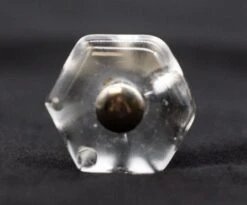Vintage 1 In. Hexagon Clear Glass Drawer Cabinet Knob 9 Vintage 1 In. Hexagon Clear Glass Drawer Cabinet Knob -OGT Sale Store cabinet furniture knobs for sale q287115