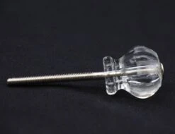 Vintage 0.875 In. Hexagon Clear Glass Cabinet Drawer Knob 8 Vintage 0.875 In. Hexagon Clear Glass Cabinet Drawer Knob -OGT Sale Store cabinet furniture knobs for sale q287695