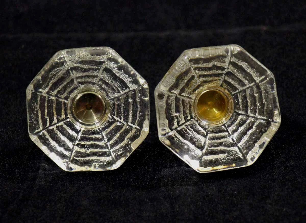 Web Design Glass 2 In. Drawer Cabinet Knob With Brass Plated Bullets 4 Web Design Glass 2 In. Drawer Cabinet Knob With Brass Plated Bullets - Image 2