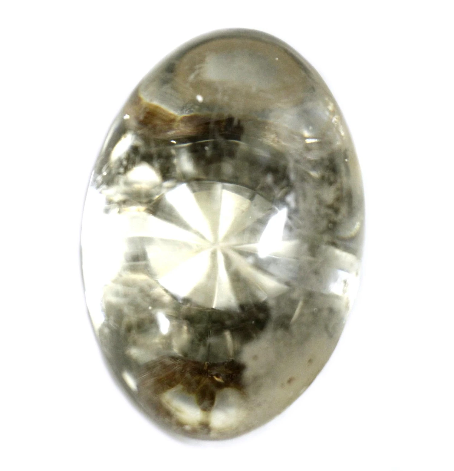 Vintage Rare Mercury Dot 2.5 In. Glass Oval Drawer Cabinet Knob 4 Vintage Rare Mercury Dot 2.5 In. Glass Oval Drawer Cabinet Knob - Image 2