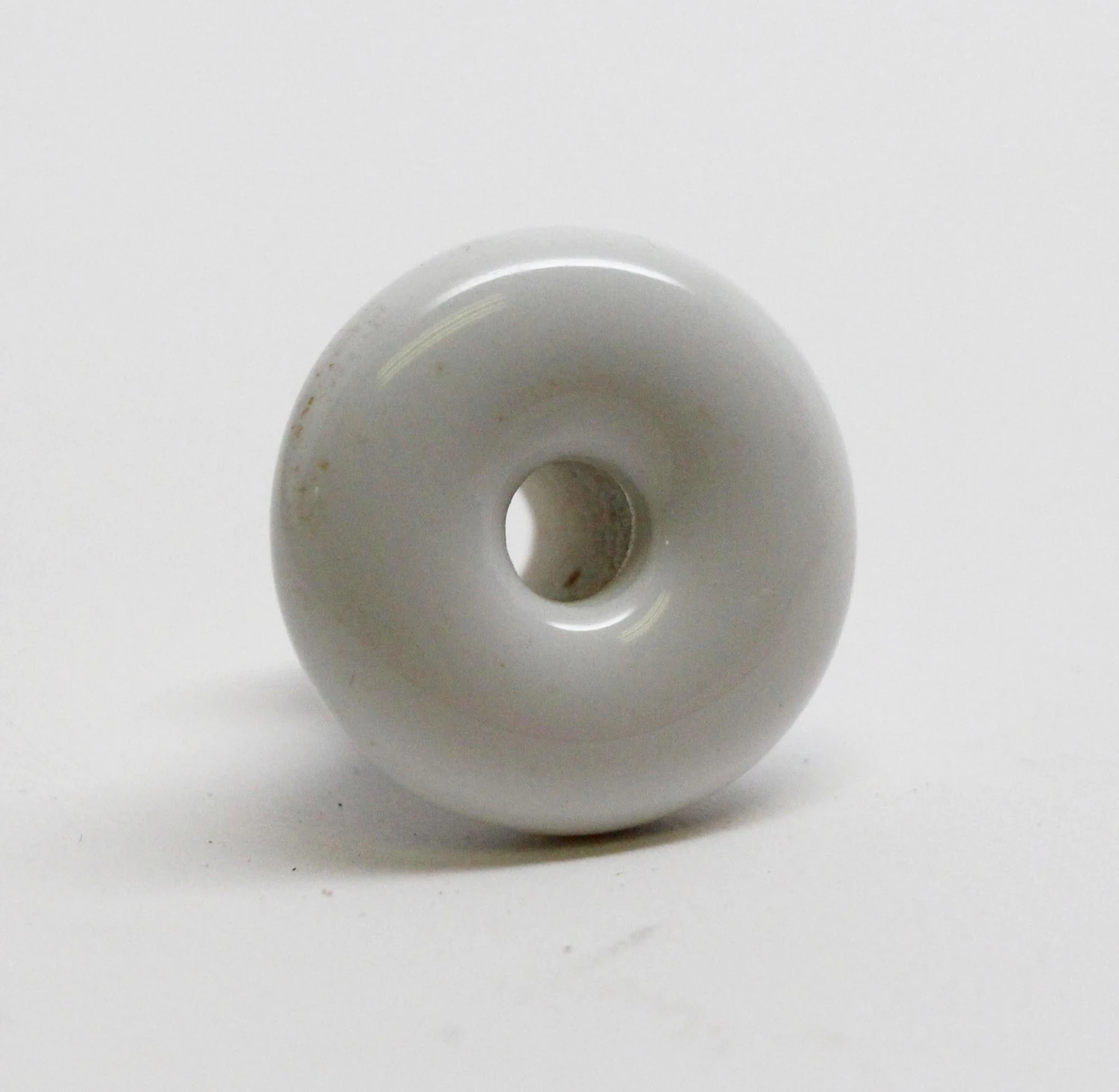 Vintage 1 In. White Ceramic Drawer Cabinet Knob 4 Vintage 1 In. White Ceramic Drawer Cabinet Knob - Image 2