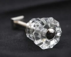 Vintage 1 In. Faceted Glass Drawer Cabinet Knob 7 Vintage 1 In. Faceted Glass Drawer Cabinet Knob -OGT Sale Store cabinet furniture knobs n260084