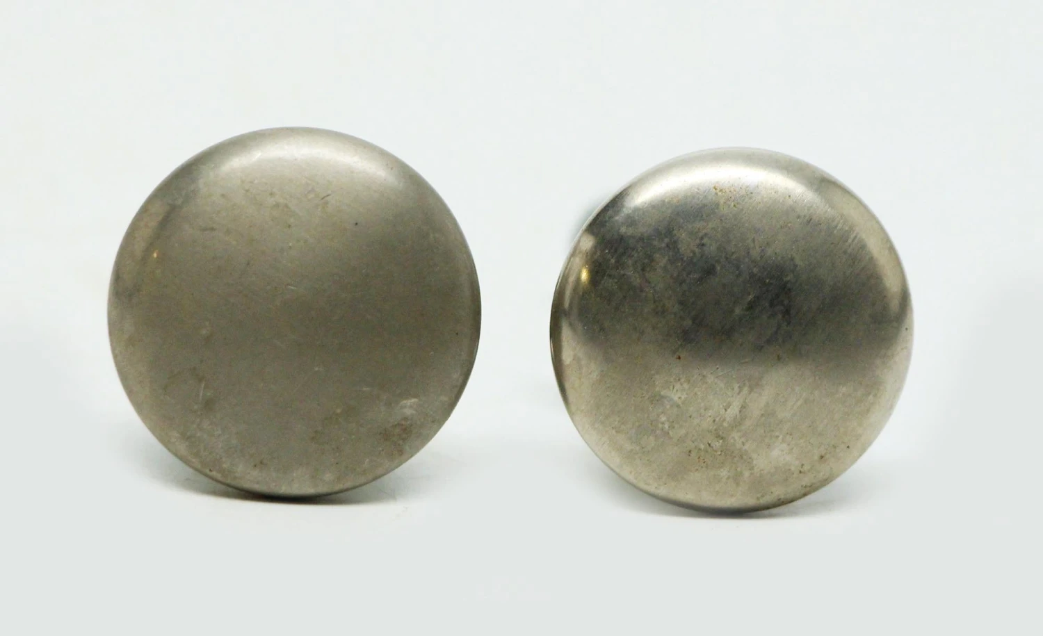 Pair Of 1 In. Round Nickel Drawer Cabinet Knobs 3 Pair Of 1 In. Round Nickel Drawer Cabinet Knobs