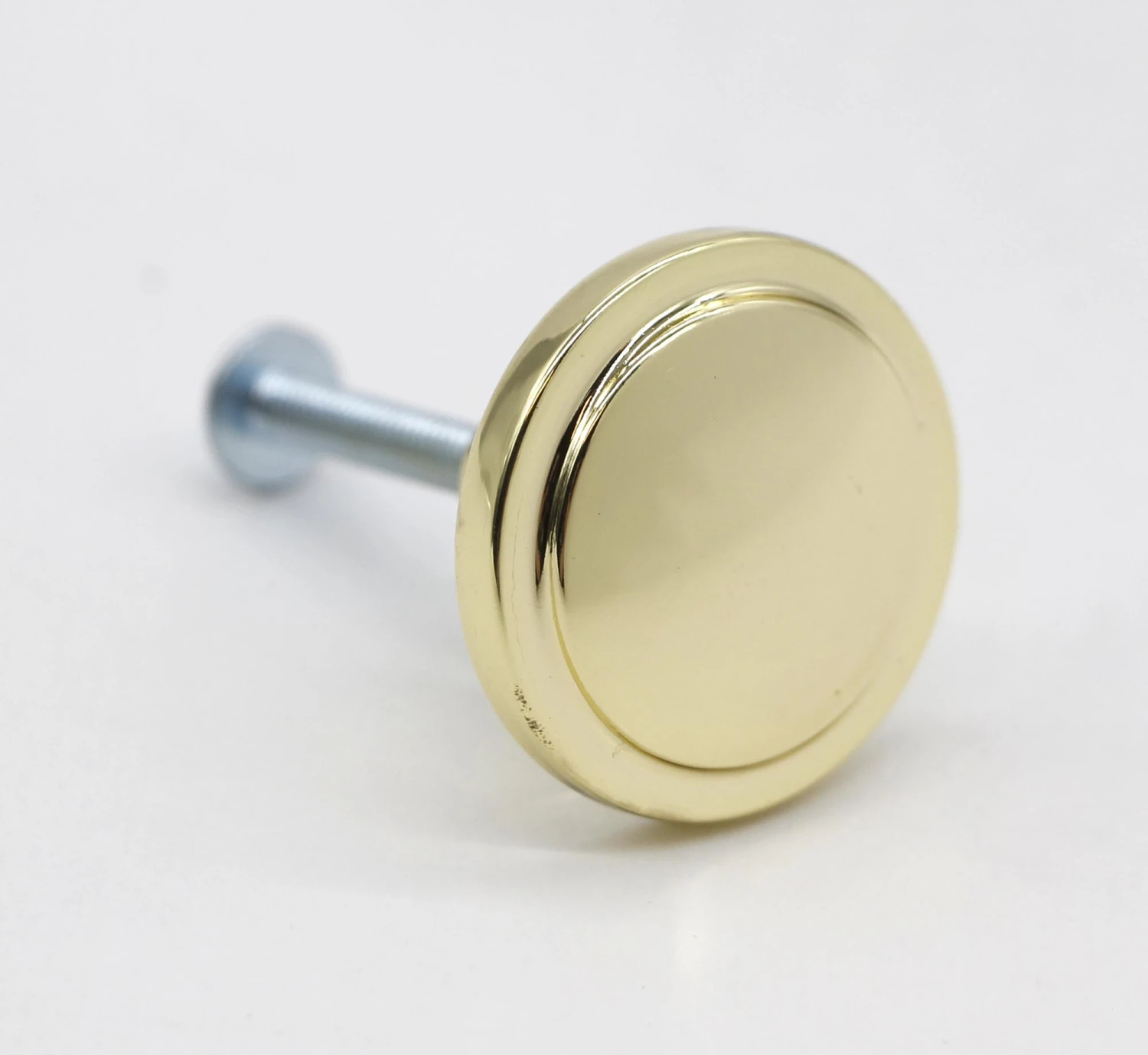 Olde New Stock 1.25 In. Amerock Polished Brass Cabinet Knob 4 Olde New Stock 1.25 In. Amerock Polished Brass Cabinet Knob - Image 2