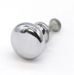 Vintage 1 In. Plain Round Chromed Brass Drawer Cabinet Knob 7 Vintage 1 In. Plain Round Chromed Brass Drawer Cabinet Knob -OGT Sale Store cabinet furniture knobs q284481