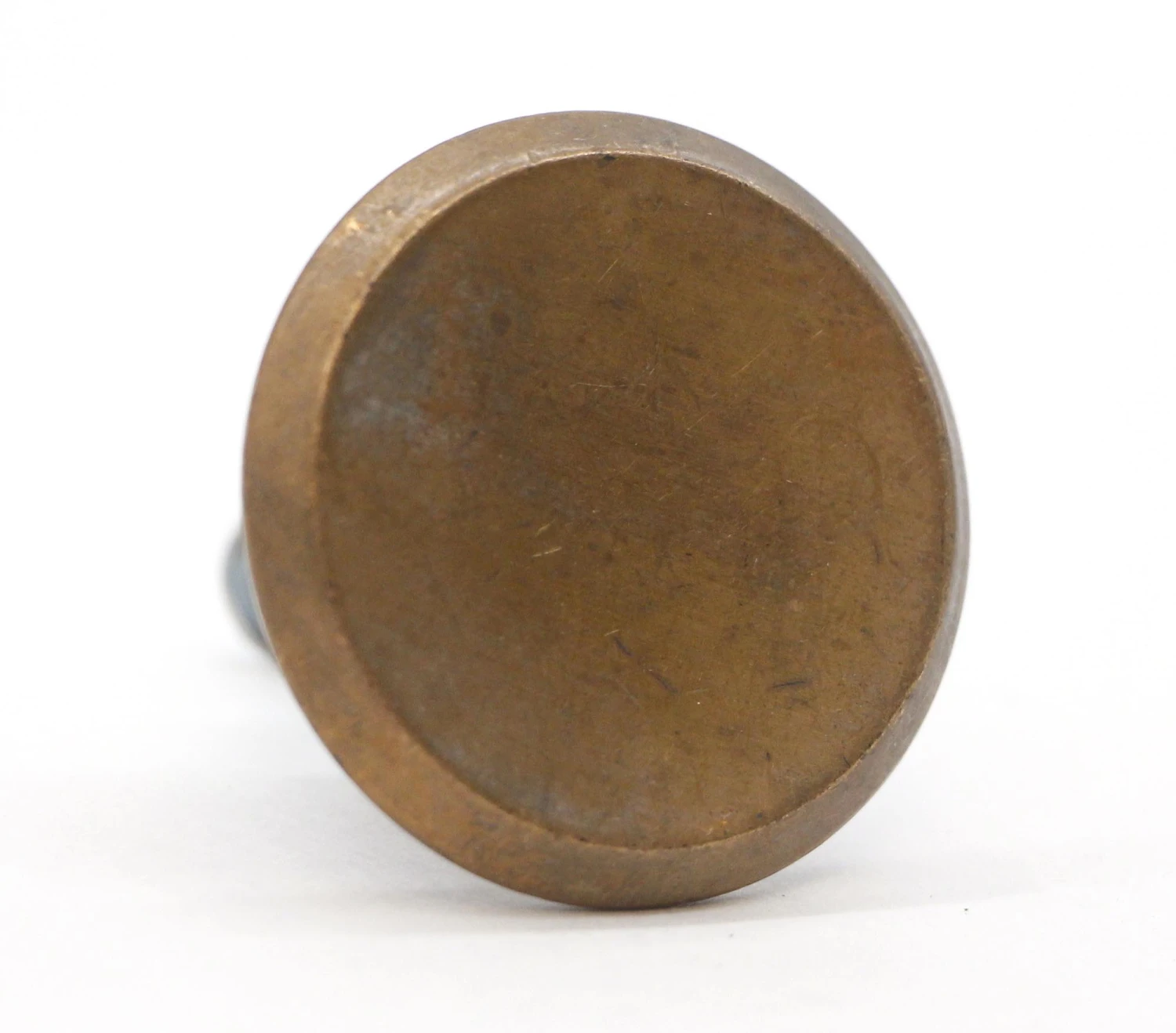 Vintage 1.5 In. Concave Brass Drawer Cabinet Knob 4 Vintage 1.5 In. Concave Brass Drawer Cabinet Knob - Image 2