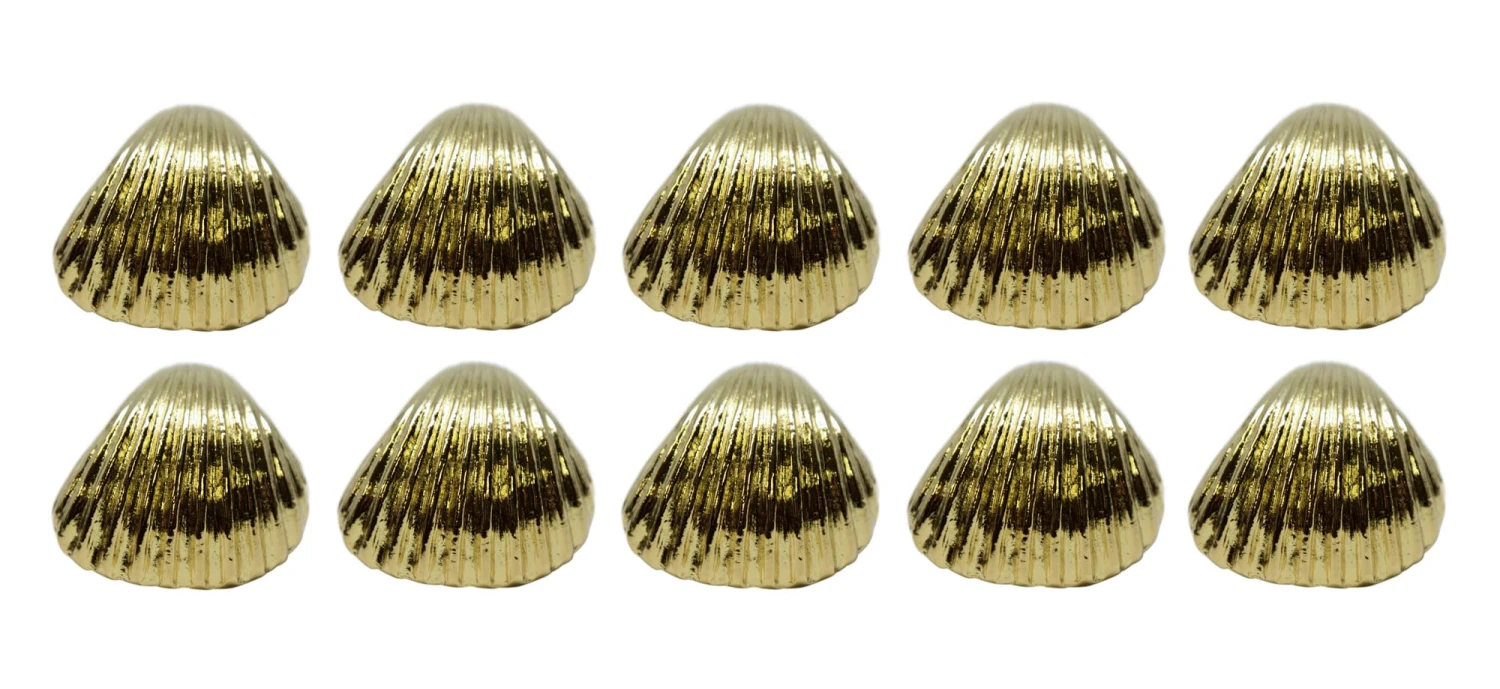 Set Of 10 Repro Knob Hill Shell Drawer Cabinet Knobs 3 Set Of 10 Repro Knob Hill Shell Drawer Cabinet Knobs
