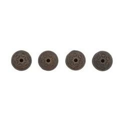 Set Of 4 Victorian Cast Iron Shutter Cabinet Knobs