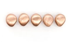 Set Of New Copper Finish Brass Rock Drawer Cabinet Knobs