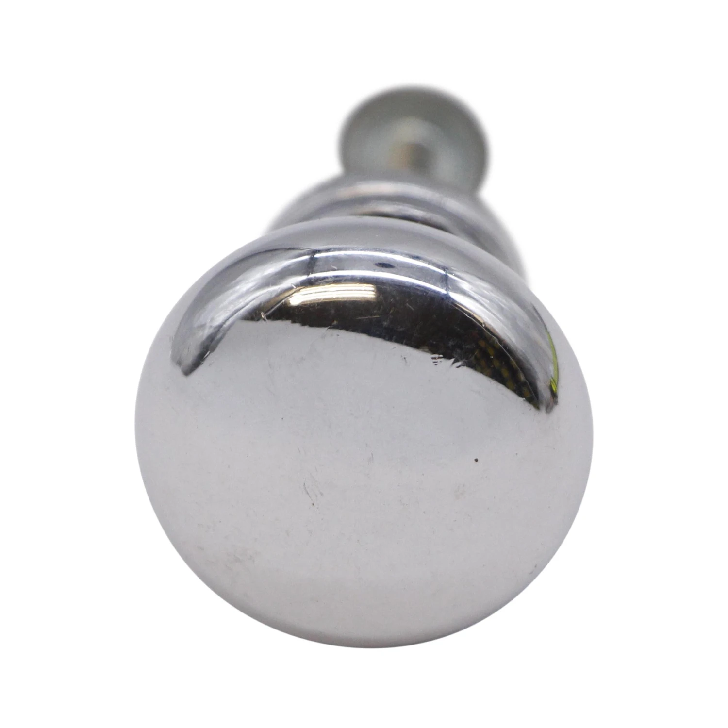 Vintage 1 In. Plain Round Chromed Brass Drawer Cabinet Knob 3 Vintage 1 In. Plain Round Chromed Brass Drawer Cabinet Knob