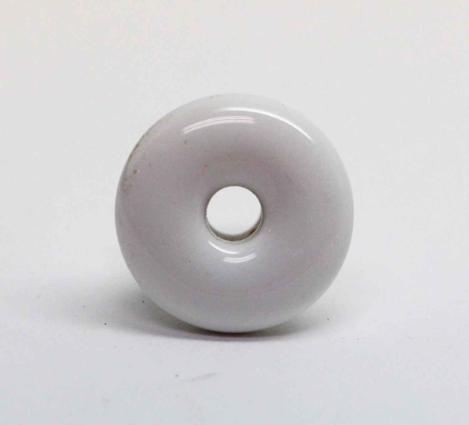 Vintage 1 In. White Ceramic Drawer Cabinet Knob 3 Vintage 1 In. White Ceramic Drawer Cabinet Knob