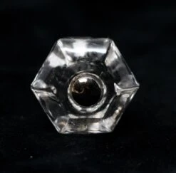Vintage 1.25 In. Clear Glass Cabinet Drawer Knob