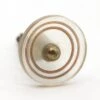 Vintage 1.25 In. Lucite & Brass Plated Steel Concentric Drawer Knob -OGT Sale Store cabinet furniture knobs vintage 125 in lucite brass plated steel concentric drawer knob q287165