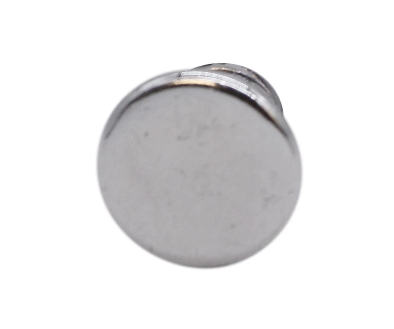 Vintage 1.25 In. Round Plain Chromed Brass Cabinet Knob 3 Vintage 1.25 In. Round Plain Chromed Brass Cabinet Knob