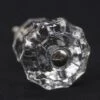 Vintage 1.375 In. Clear Fluted Glass Cabinet Drawer Knob 2 Vintage 1.375 In. Clear Fluted Glass Cabinet Drawer Knob -OGT Sale Store cabinet furniture knobs vintage 1375 in clear fluted glass cabinet drawer knob q287700
