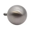 Vintage 1.5 In. Brushed Nickel Over Brass Ball Drawer Knob 1 Vintage 1.5 In. Brushed Nickel Over Brass Ball Drawer Knob -OGT Sale Store cabinet furniture knobs vintage 15 in brushed nickel over brass ball drawer knob q285594