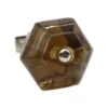 Vintage 1.75 In. Dark Amber Drawer Cabinet Knob