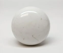 Vintage 1.875 In. Porcelain White Drawer Cabinet Knob