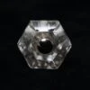 Vintage Clear Glass 1.125 In. Cabinet Drawer Knob -OGT Sale Store cabinet furniture knobs vintage clear glass 1125 in cabinet drawer knob n260057