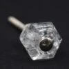 Vintage Hexagon Clear Glass 0.875 In. Cabinet Drawer Knob 2 Vintage Hexagon Clear Glass 0.875 In. Cabinet Drawer Knob -OGT Sale Store cabinet furniture knobs vintage hexagon clear glass 0875 in cabinet drawer knob q287698