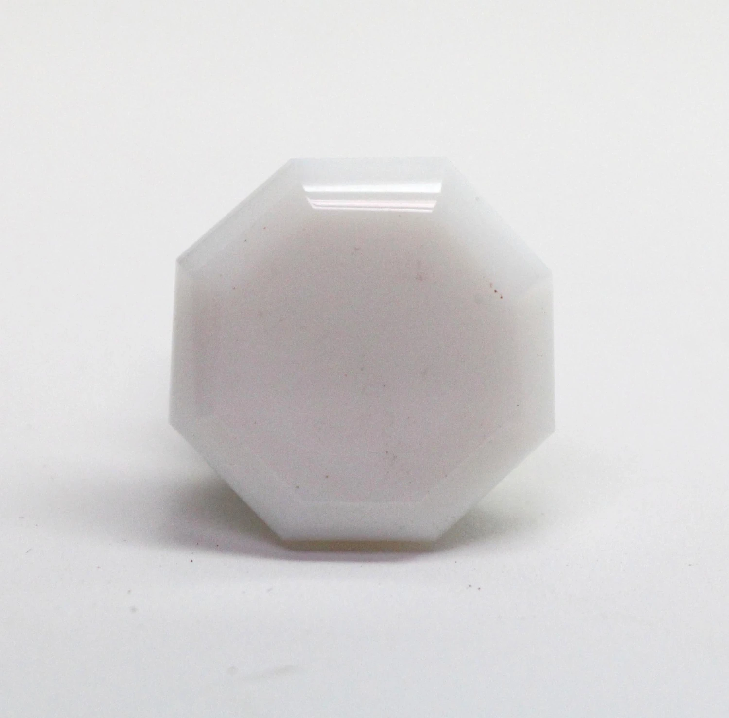 Vintage Octagon White Milk Glass 1.125 In. Drawer Cabinet Knob 3 Vintage Octagon White Milk Glass 1.125 In. Drawer Cabinet Knob