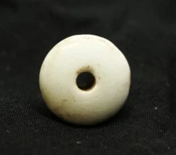 Vintage Round White 1 In. Ceramic Drawer Knob