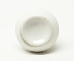 Vintage White 1.375 In. Ceramic Drawer Cabinet Knob