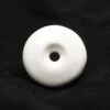 Vintage White Round 1 In. Ceramic Drawer Knob