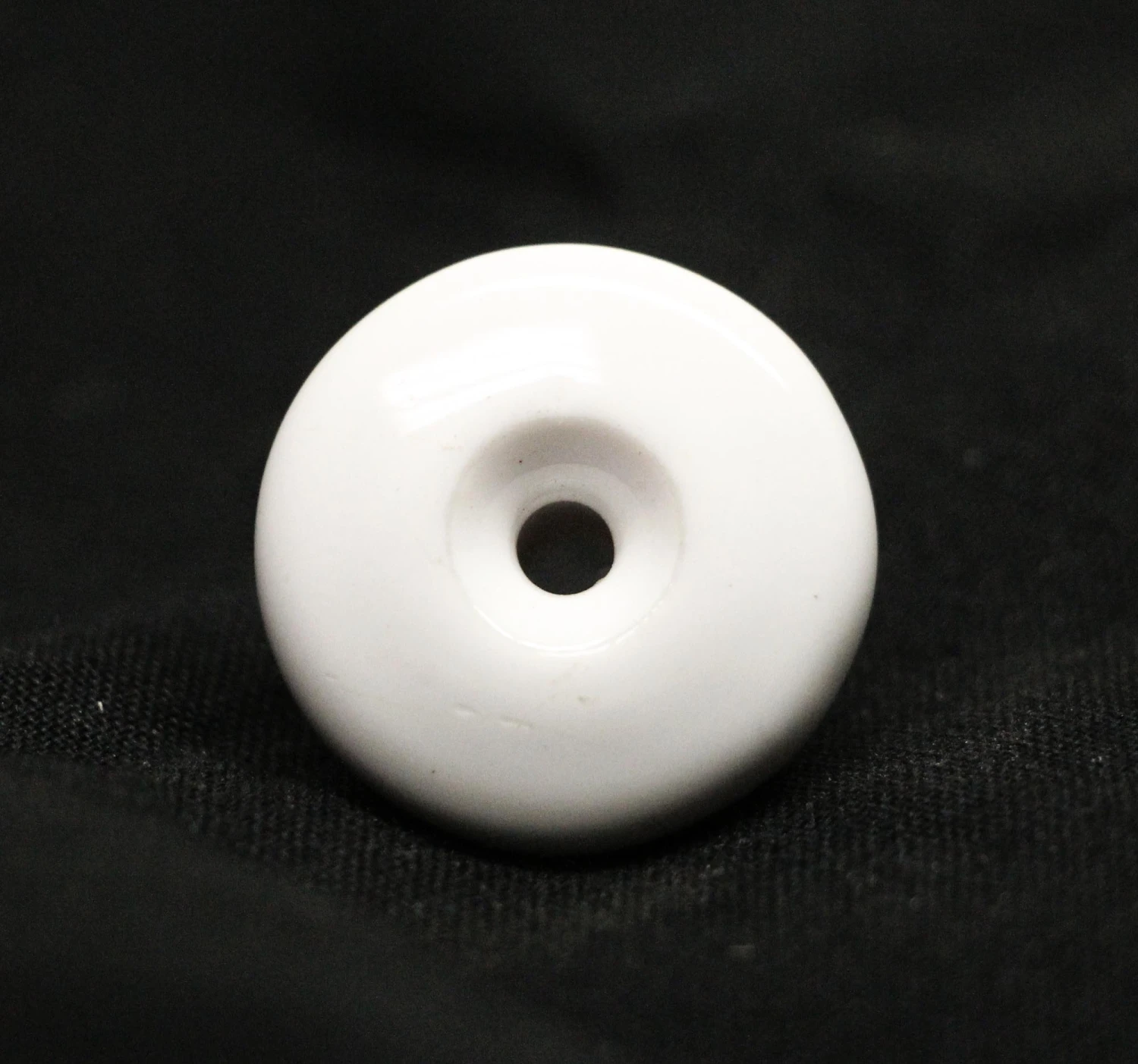 Vintage White Round 1 In. Ceramic Drawer Knob 3 Vintage White Round 1 In. Ceramic Drawer Knob