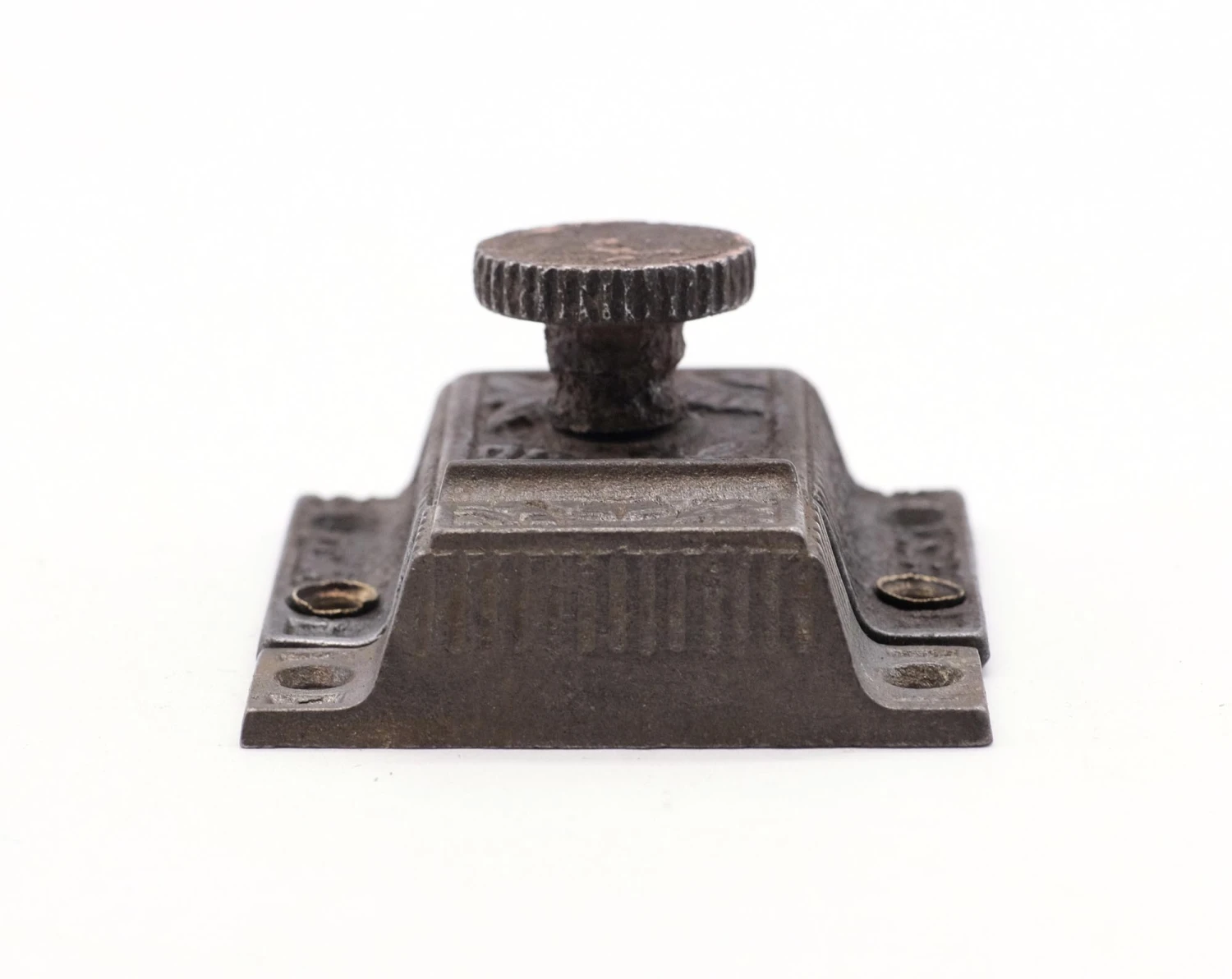Aesthetic Cast Iron 2.125 In. Cabinet Latch With Round Knob 5 Aesthetic Cast Iron 2.125 In. Cabinet Latch With Round Knob - Image 3