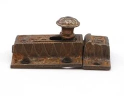 Antique 2.125 In. Aesthetic Cast Iron Cabinet Latch 8 Antique 2.125 In. Aesthetic Cast Iron Cabinet Latch -OGT Sale Store cabinet furniture latches for sale q286831