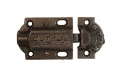 Vintage Rustic 2.75 In. Cast Iron Star Cabinet Latch