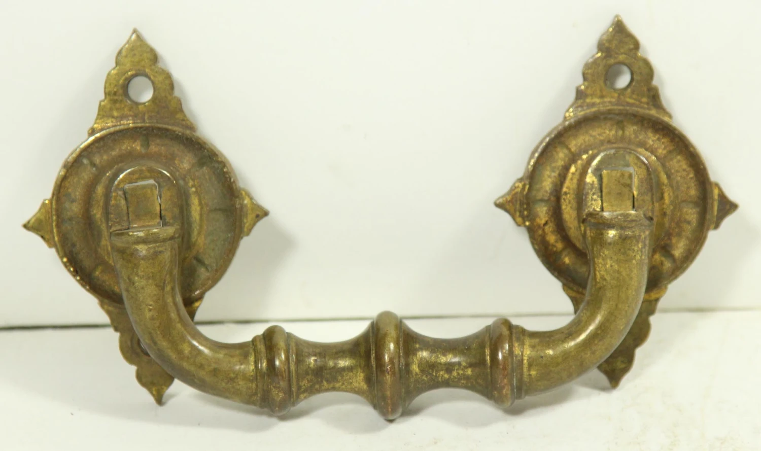Pair European Of Victorian Bronze Bail Drawer Pulls 4 Pair European Of Victorian Bronze Bail Drawer Pulls - Image 2