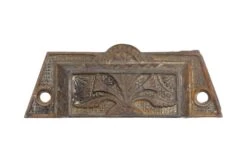 Antique 4.125 In. Cast Iron Aesthetic Bin Pull