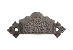 Antique 4.25 In. Cast Iron Victorian Bin Pull