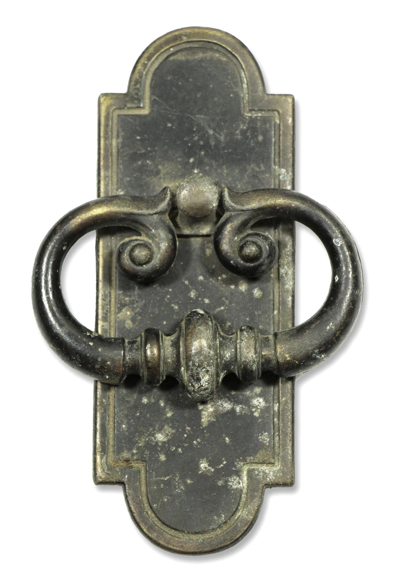 Antique Colonial Black Cast Iron Ring Drawer Pull 3 Antique Colonial Black Cast Iron Ring Drawer Pull