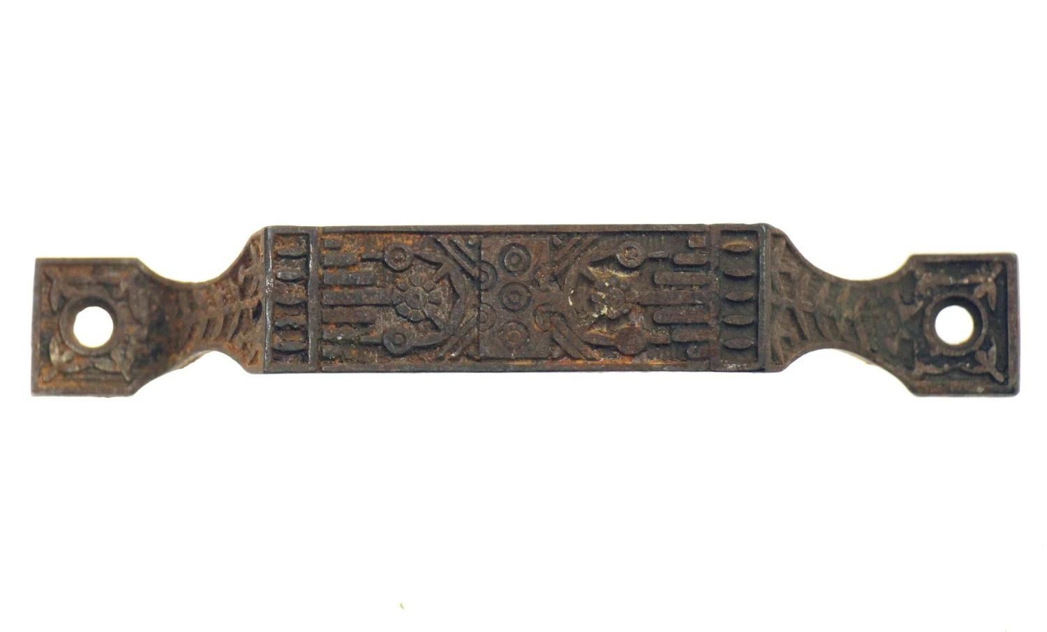 Antique Eastlake Cast Iron Bridge Cabinet Pull 3 Antique Eastlake Cast Iron Bridge Cabinet Pull